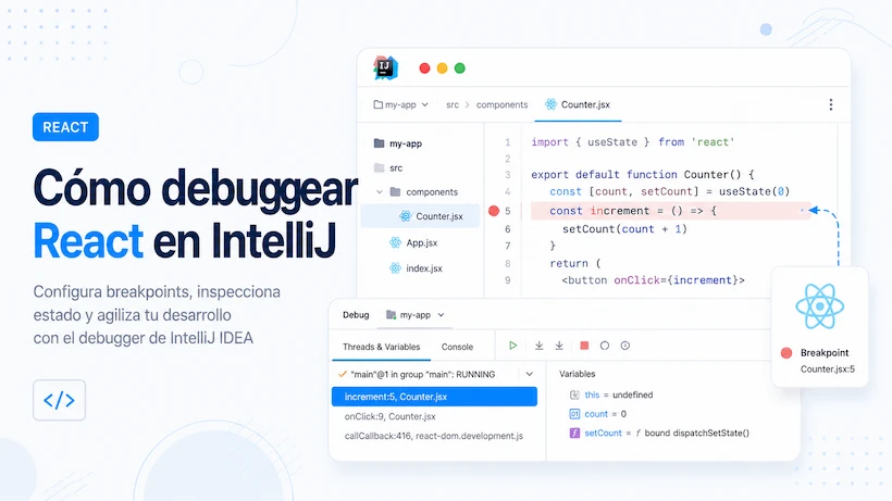 Cómo configurar el debug de React en IntelliJ IDEA